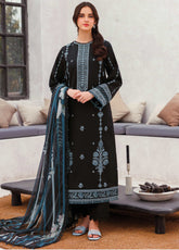 Bahar by Farasha Embroidered Lawn Suits Unstitched 3 Piece - FSH25B 03 OPAL MIRAGE